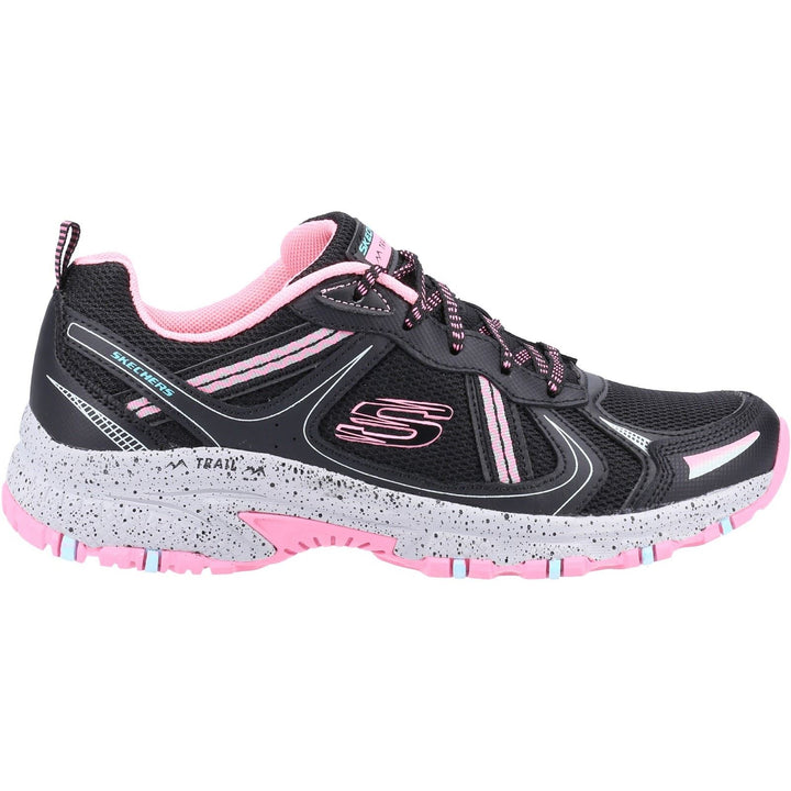 Women's Wide Fit Skechers 149820 Hillcrest Vast Adventure Trainers - Black/Hot Pink in Black/Hot Pink - Image 1