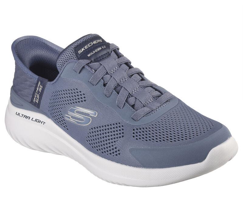 Men's Wide Fit Skechers 232459 Slip-ins Bounder 2.0 Emerged Trainers in Navy - Image 9