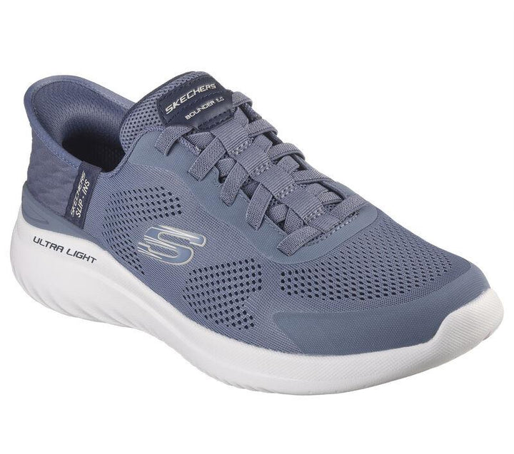 Men's Wide Fit Skechers 232459 Slip-ins Bounder 2.0 Emerged Trainers in Navy - Image 1