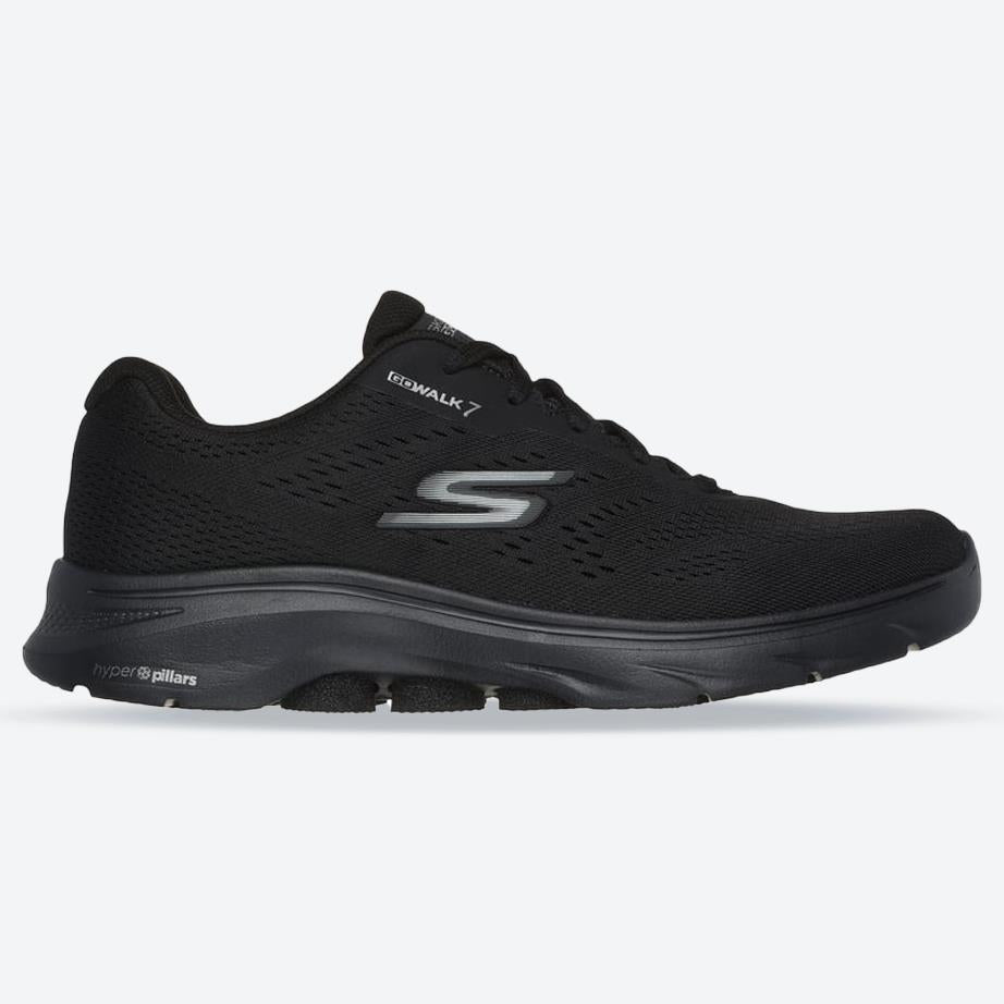 Men's Wide Fit Skechers 216639 Go Walk 7 Avalo 2 Trainers in Black - Image 1