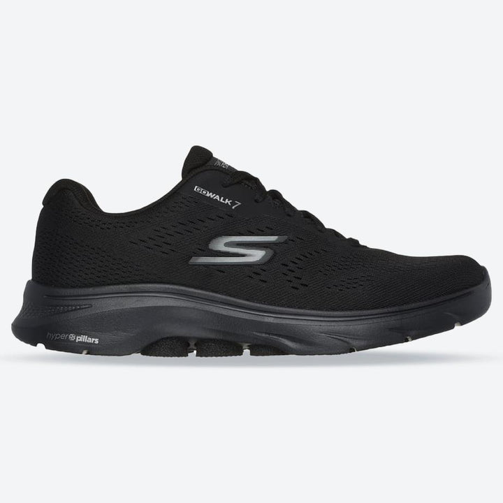 Men's Wide Fit Skechers 216639 Go Walk 7 Avalo 2 Trainers in Black - Image 1