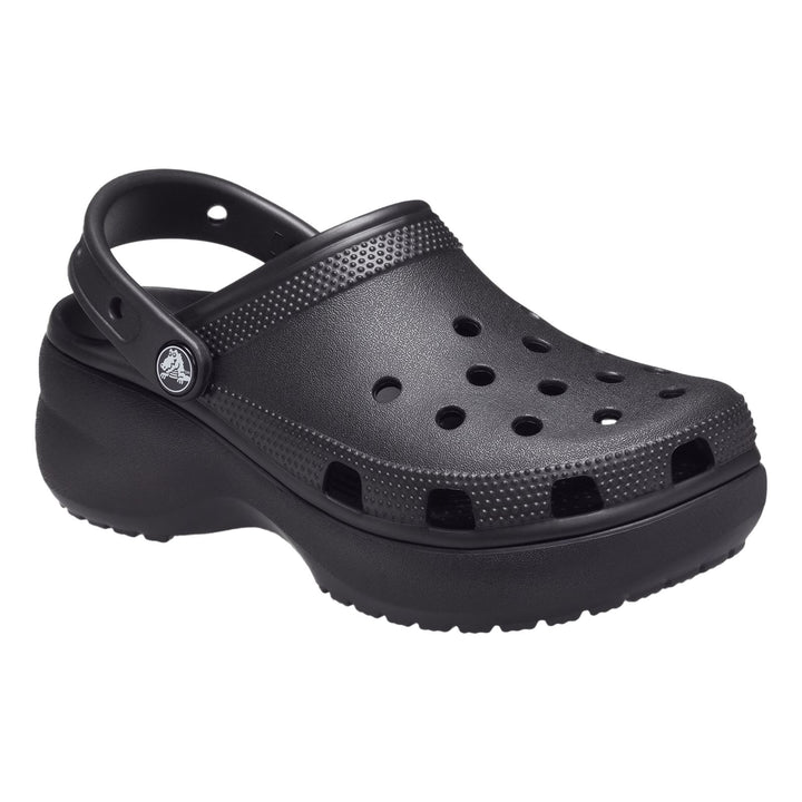 Women's Crocs 206750 Classic Platform Clog Sandals in Black - Image 1