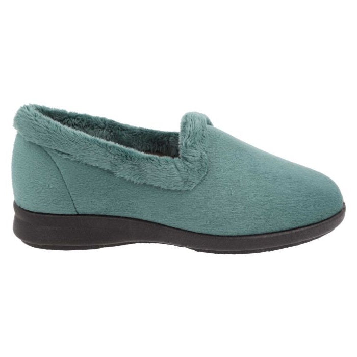 Womens Wide Fit DB Chicago Shoes in Black - Image 1