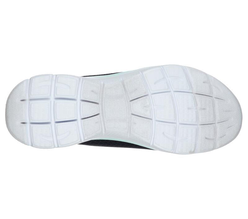 Women's Wide Fit Skechers 12980 Summits Slip On Sports Trainers - Navy/Aqua in Navy/Aqua - Image 6