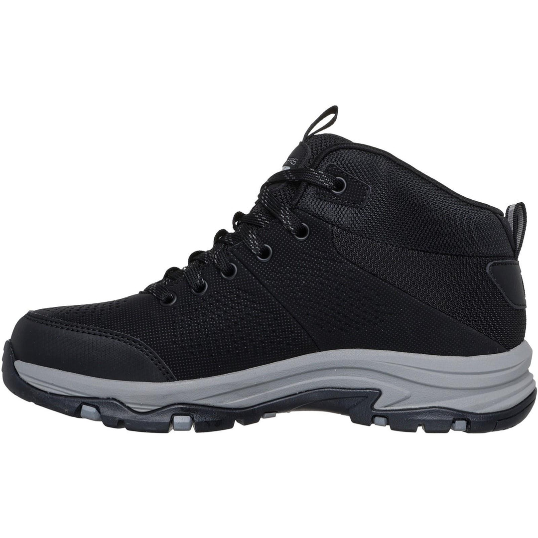 Women's Relaxed Fit Skechers 180005 Waterproof Trego Trail Destination Boots in Black/Charcoal - Image 4