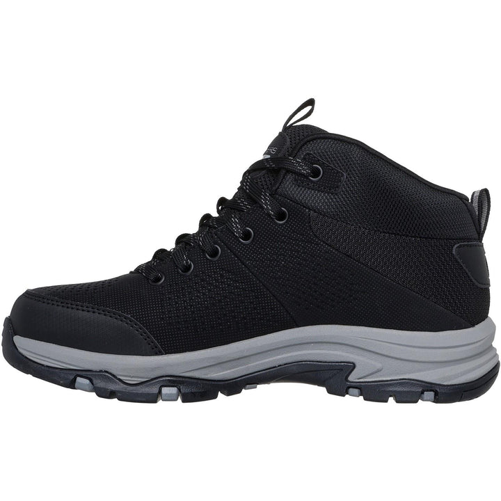Women's Relaxed Fit Skechers 180005 Waterproof Trego Trail Destination Boots in Black/Charcoal - Image 1