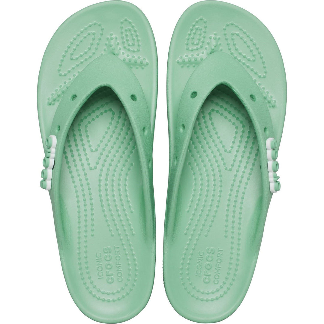 Women's Crocs 207714 Classic Platform Flip Flop in Bone - Image 13