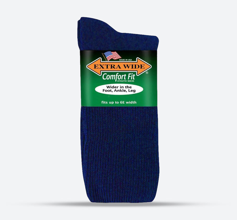 Mens Extra Wide 7202 Athletic Crew Socks in 12 UK-16 UK - Image 1