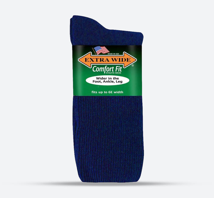 Mens Extra Wide 7202 Athletic Crew Socks in 12 UK-16 UK - Image 1