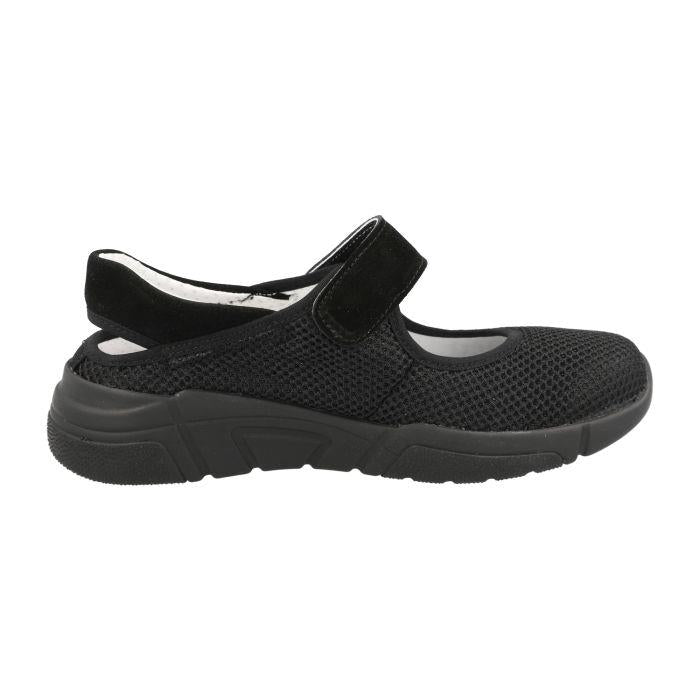 Women's Wide Fit DB Panther Shoes in Black - Image 4
