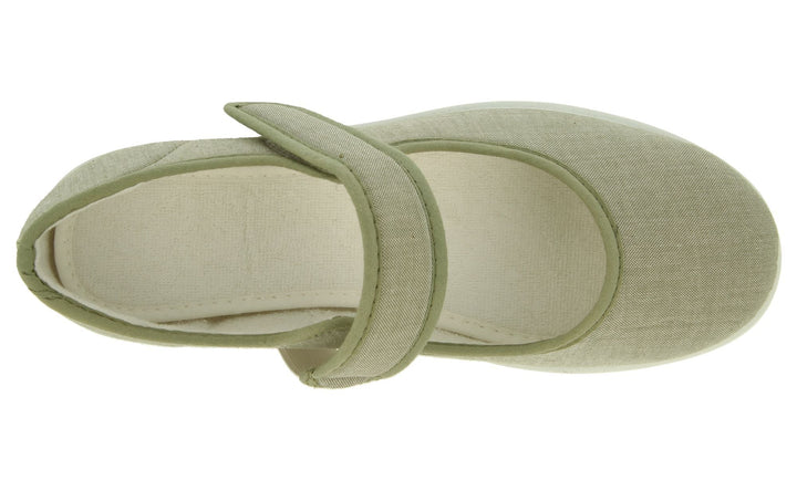 Womens Wide Fit DB Jura Canvas in Black - Image 1