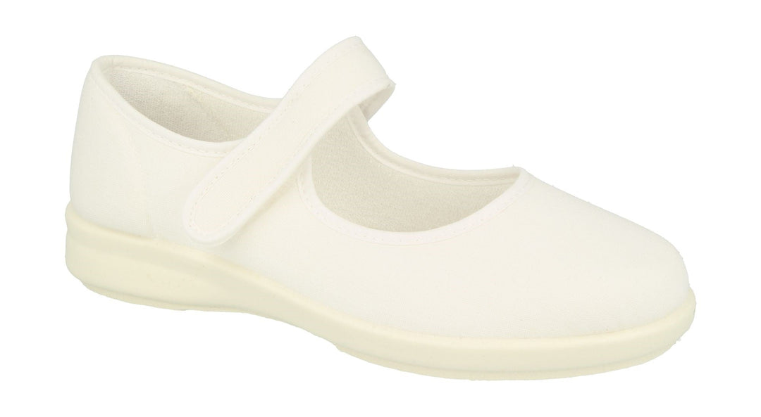 Womens Wide Fit DB Jura Canvas in Black - Image 15