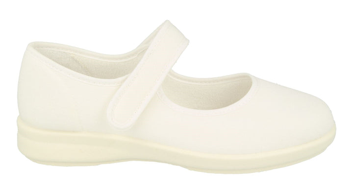 Womens Wide Fit DB Jura Canvas in Black - Image 1