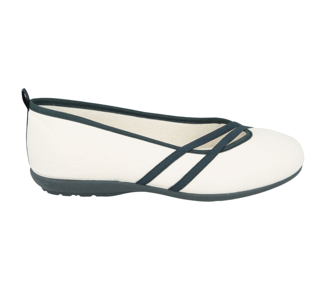 Womens Wide Fit DB Sunflower Canvas in Black/Purple - Image 9