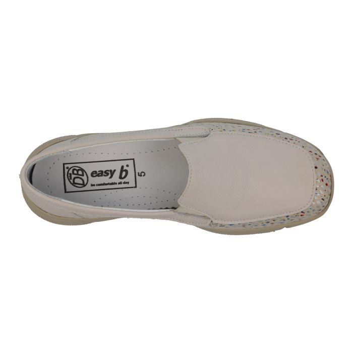 Women's Wide Fit DB Beetle Loafer Shoes in Sky Blue - Image 11