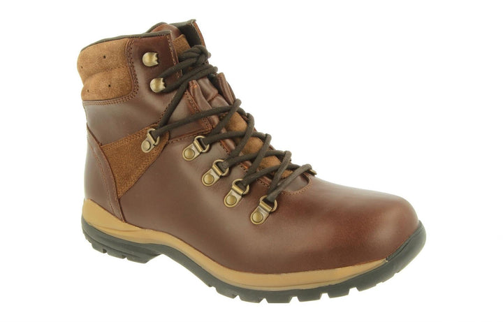 Mens Wide Fit DB Colorado Waterproof Boots in Black Suede - Image 1