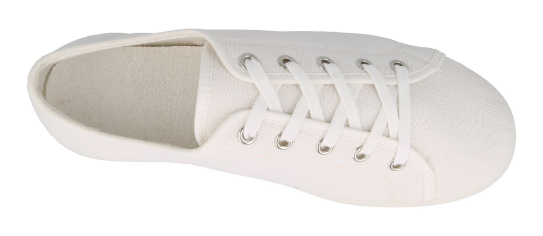 Womens Wide Fit DB Yoko Canvas in Washed Black - Image 10