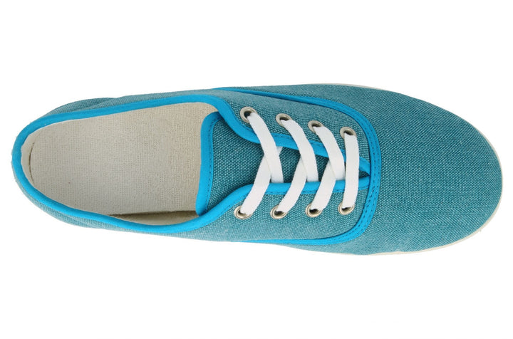 Womens Wide Fit DB Banff Shoes in Navy - Image 1