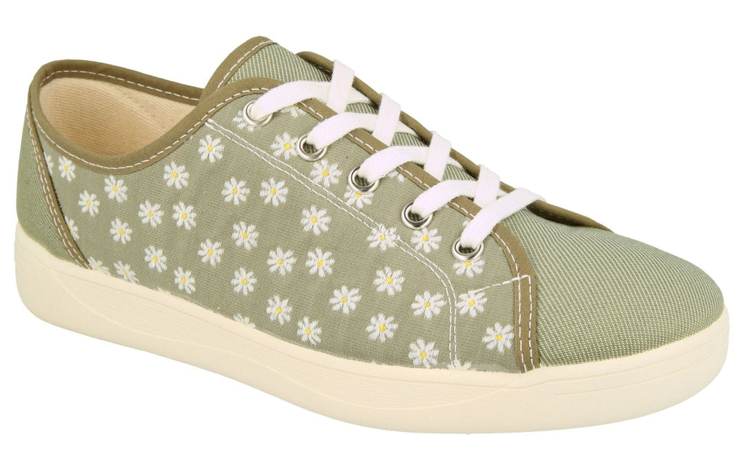 Womens Wide Fit DB Hudson Shoes in Navy - Image 8