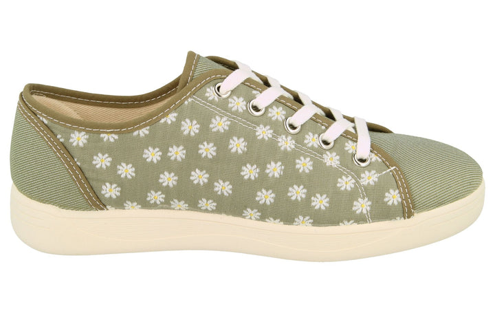 Womens Wide Fit DB Hudson Shoes in Navy - Image 1