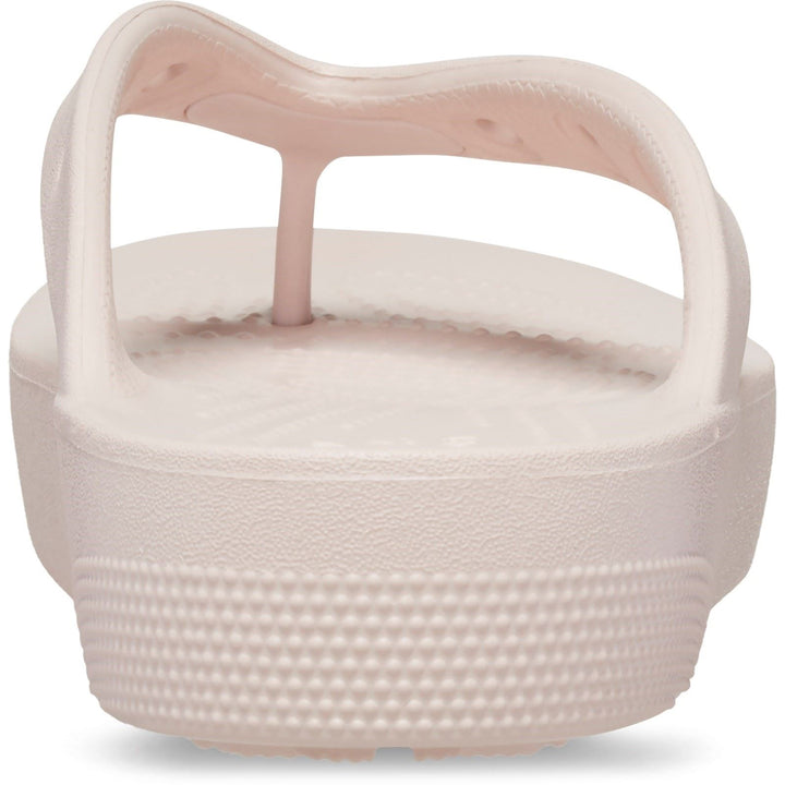 Women's Crocs 207714 Classic Platform Flip Flop in Bone - Image 1