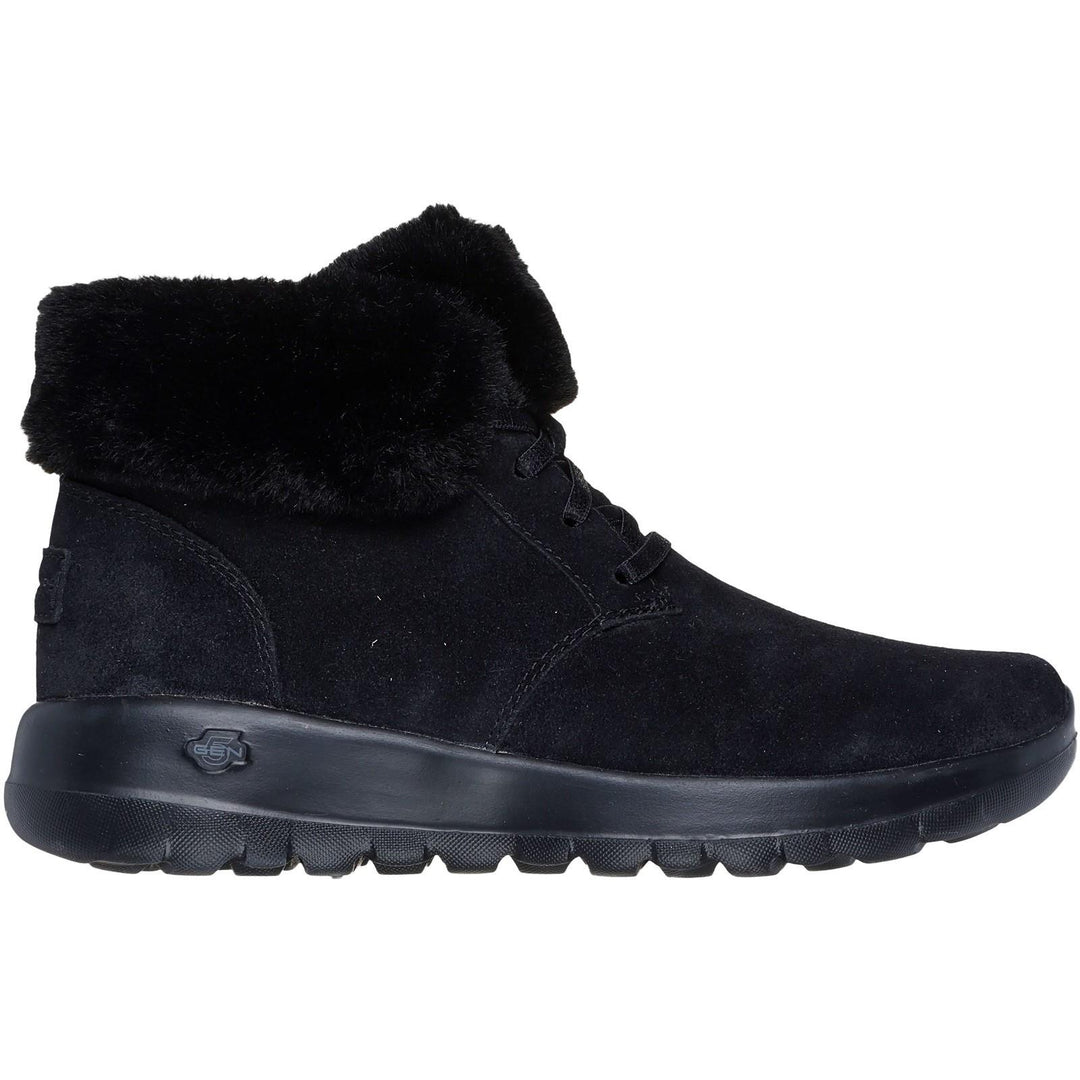 Women's Wide Fit Skechers 144334 On The Go Joy Boots in Black - Image 2