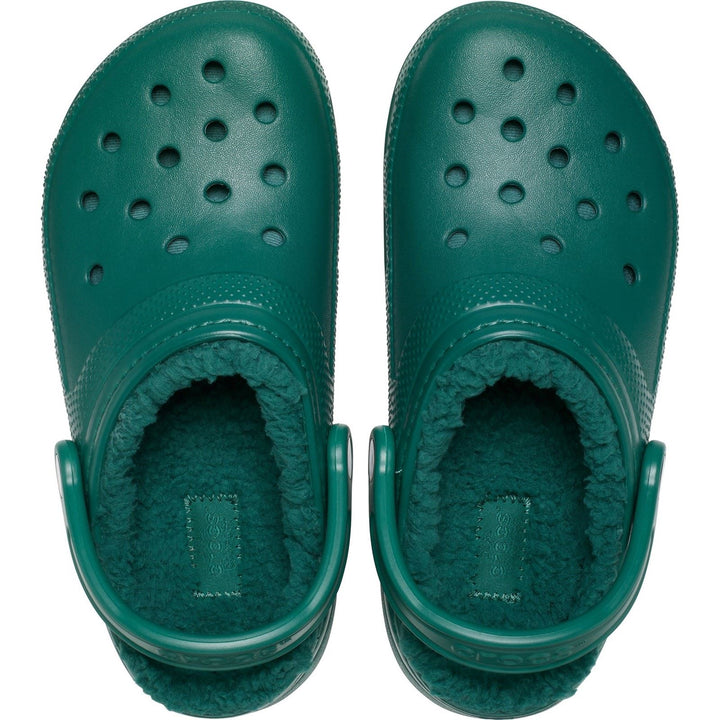 Women's Crocs 203591 Classic Lined Clog Sandal in Emerald - Image 1