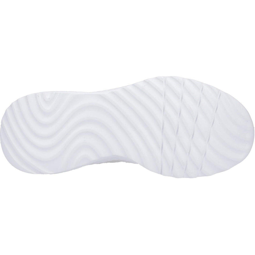 Men's Wide Fit Skechers 118034 Bobs Squad Chaos Trainers in White/Multi - Image 13