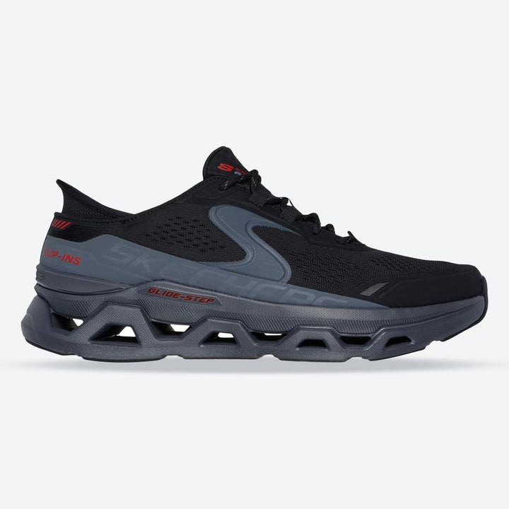 Men's Wide Fit Skechers 232921 Slip-ins Glide Step Altus Trainers in Black/Charcoal - Image 1