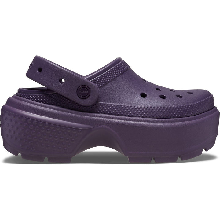 Women's Crocs 209347 Stomp Clog Sandals in Black - Image 1