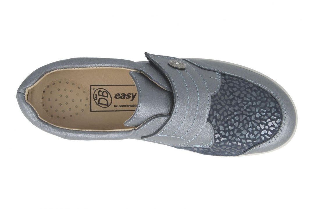 Womens Wide Fit DB Royston Shoes in Black - Image 27