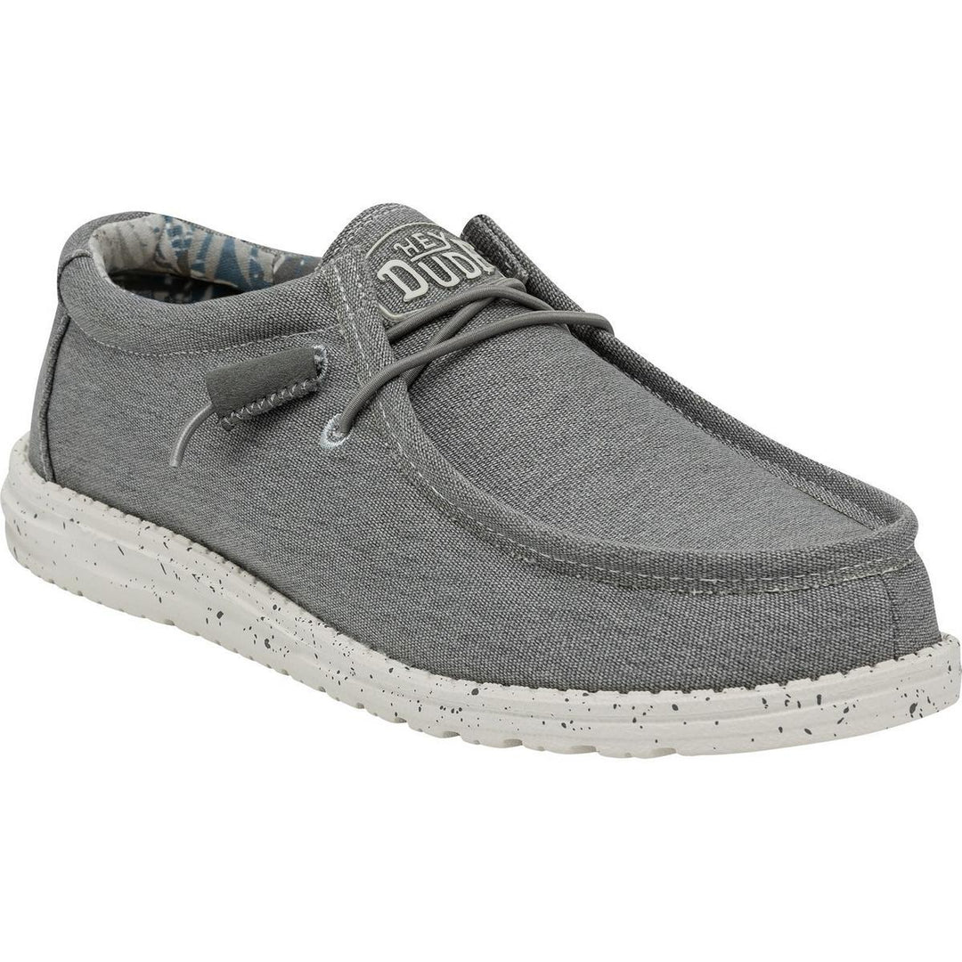 Men's Heydude Classic Wally Stretch Shoes in Ivory - Image 7
