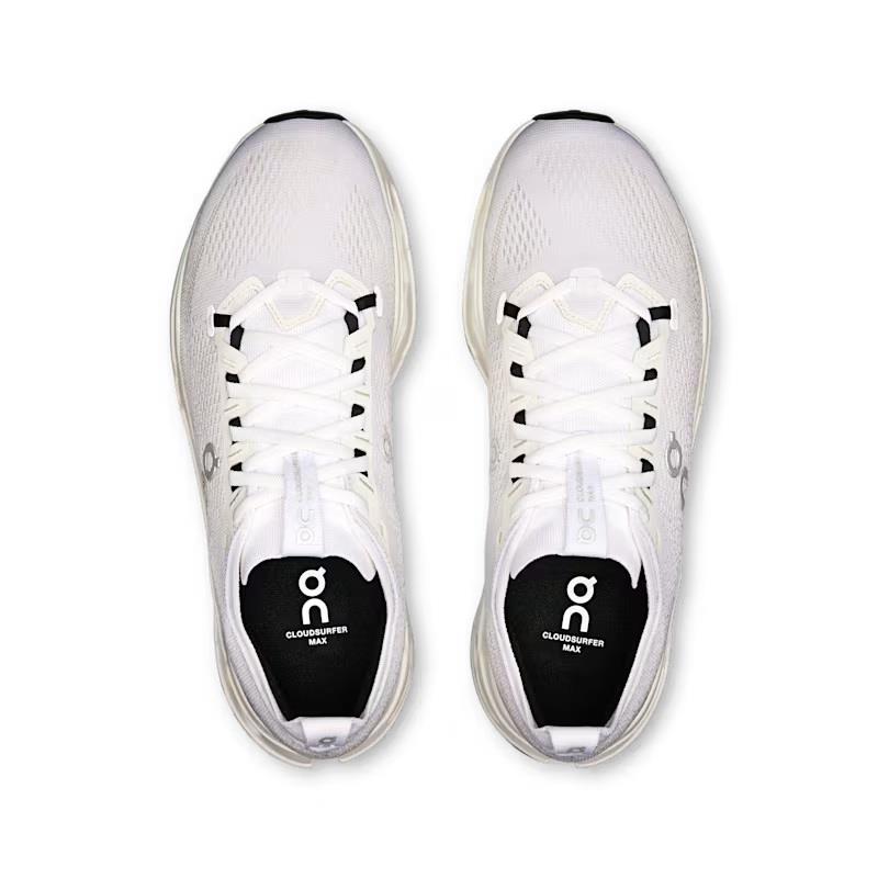 Men's Wide Fit On Cloudsurfer Max Wide Trainers in White/White - Image 10