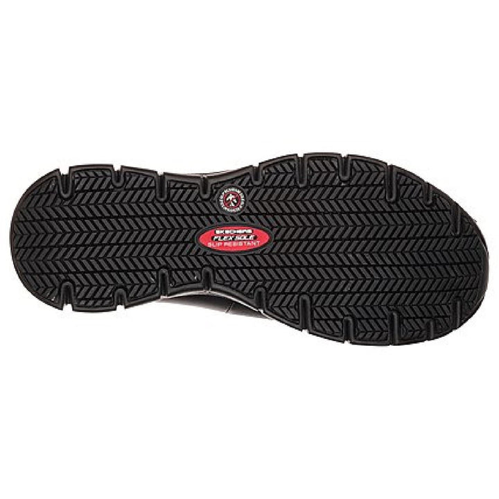 Women's Wide Fit Skechers 76536EC Sure Track Relaxed Fit Trainers in Black - Image 1