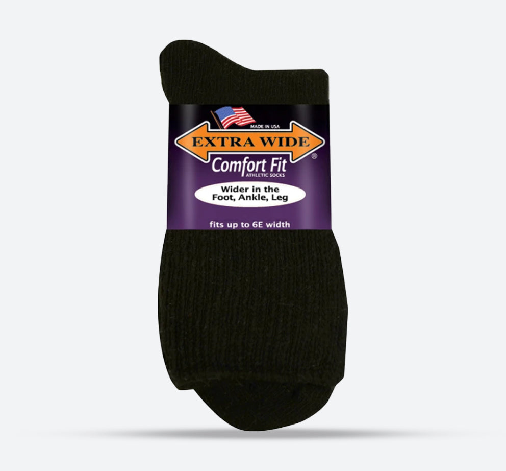 Men's Extra Wide 7500 Quarter Medical Socks in 8 UK-11 UK - Image 1