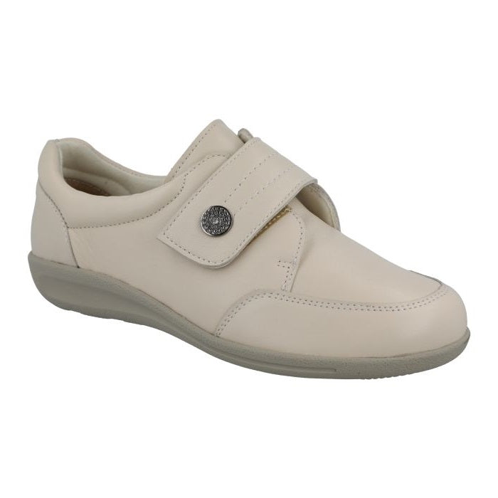 Women's Wide Fit DB Lapland Shoes in Black Stretch Leather - Image 1