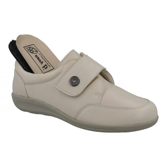 Women's Wide Fit DB Lapland Shoes in Black Stretch Leather - Image 16