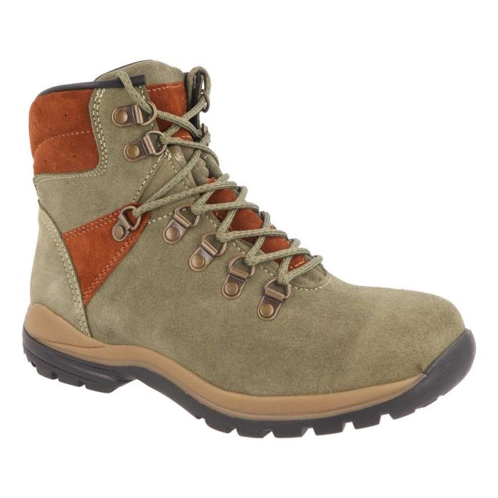 Womens Wide Fit DB Nebraska 2 Hiking Boots in Navy Suede - Image 1