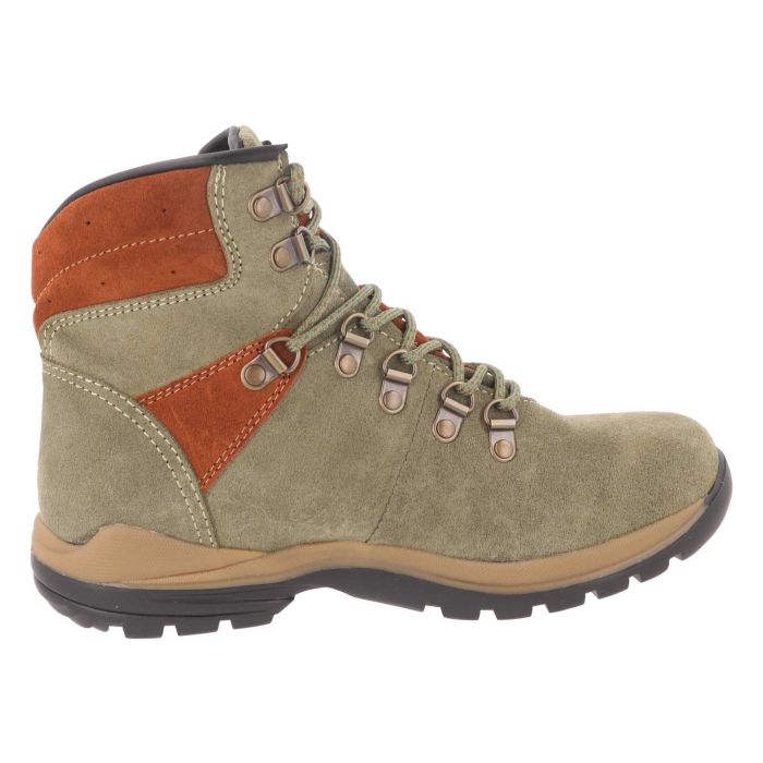 Womens Wide Fit DB Nebraska 2 Hiking Boots in Navy Suede - Image 1