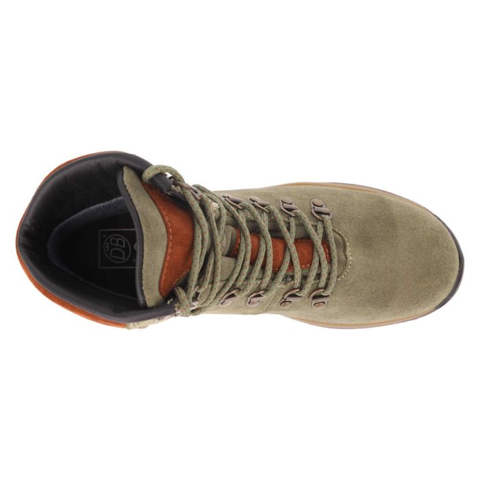 Womens Wide Fit DB Nebraska 2 Hiking Boots in Navy Suede - Image 1