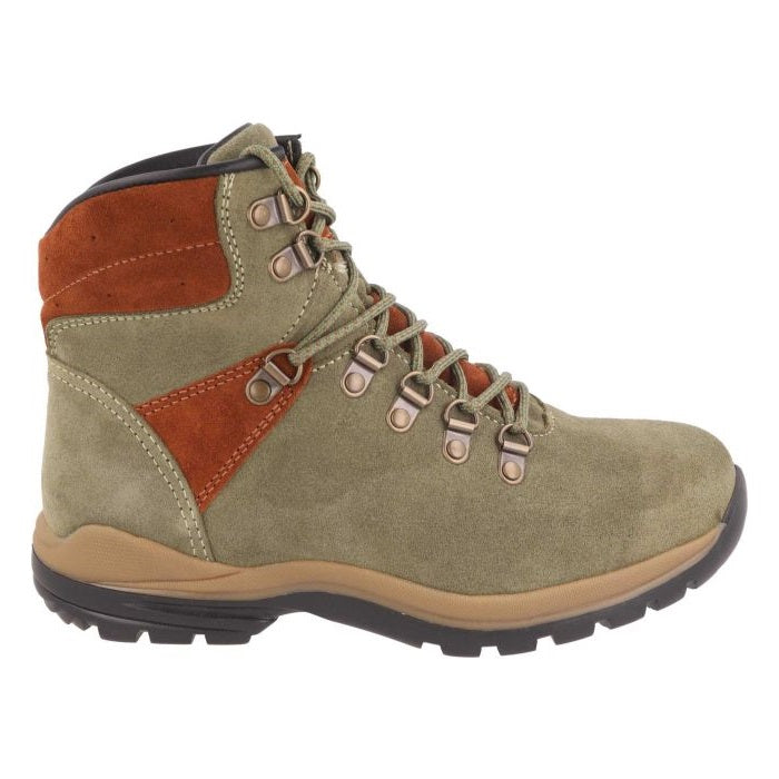 Womens Wide Fit DB Nebraska 2 Hiking Boots in Navy Suede - Image 1