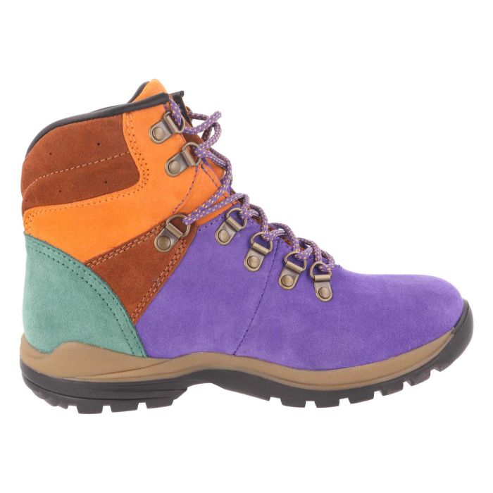 Womens Wide Fit DB Nebraska 2 Hiking Boots in Navy Suede - Image 1