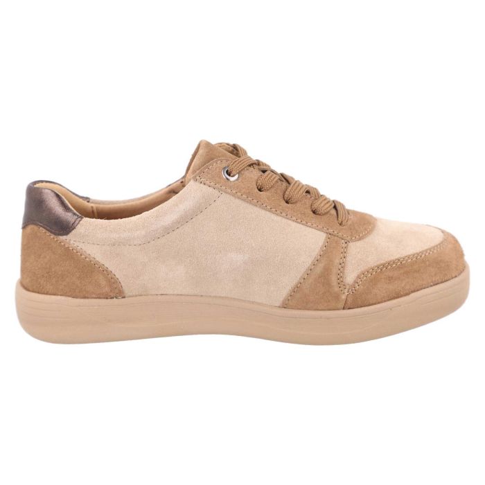 Women's Wide Fit DB Cedar Shoes in Beige - Image 14