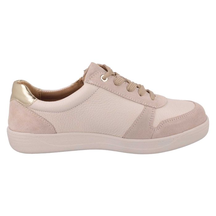 Women's Wide Fit DB Cedar Shoes in Beige - Image 1