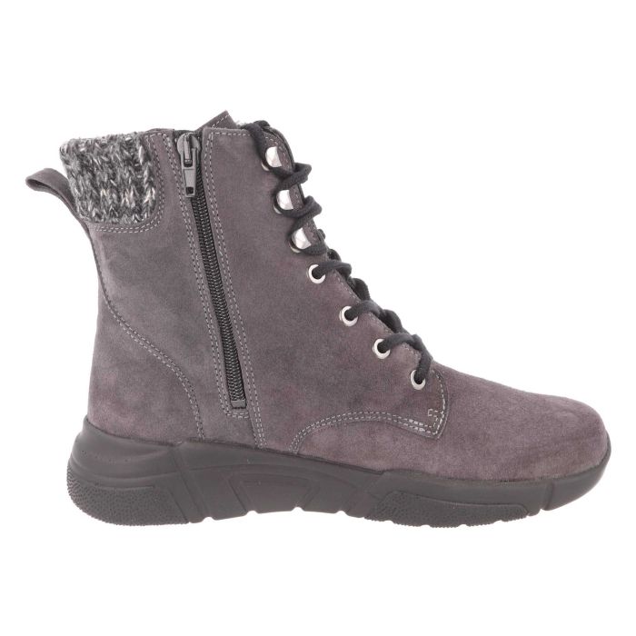 Women's Wide Fit DB Acre Boots in Black Suede - Image 14