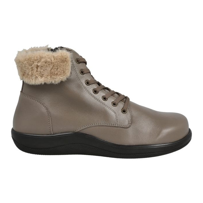 Women's Wide Fit DB Buckfast Boots in Black Leather - Image 1