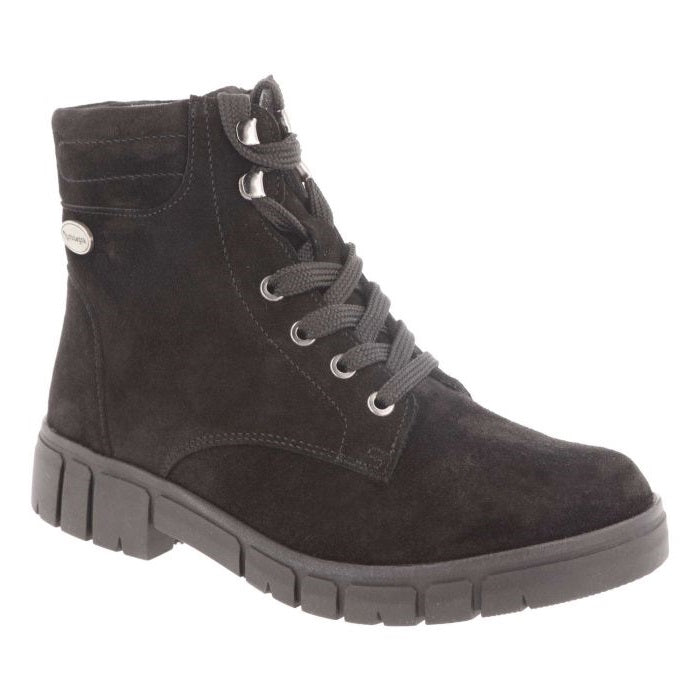 Women's Wide Fit DB Chirk Water Resistant Boots in Grey Suede - Image 16