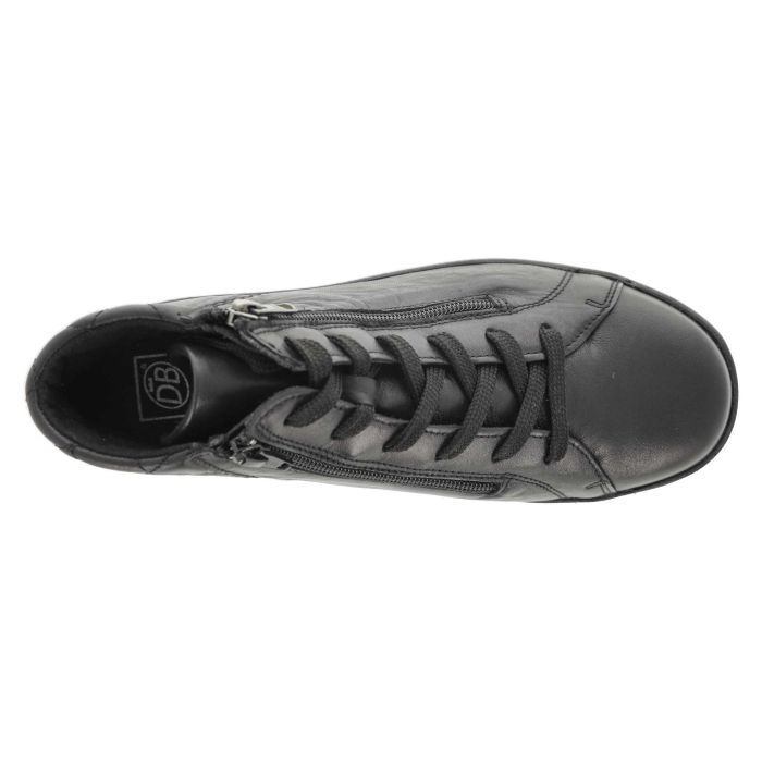 Women's Wide Fit DB Levisham Boots in Black Leather - Image 5