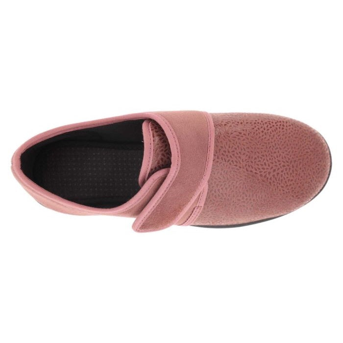Women's Wide Fit DB Vanilla Shoes/Slipper in Black Stretch Textile - Image 17