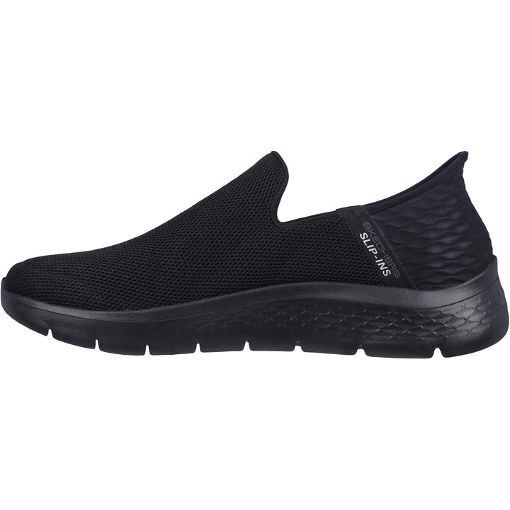 Men's Wide Fit Skechers 216491 Slip-ins Go Walk Flex Trainers in Black - Image 1